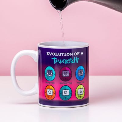 Tamagotchi Evolutie Warmtegevoelige Mok