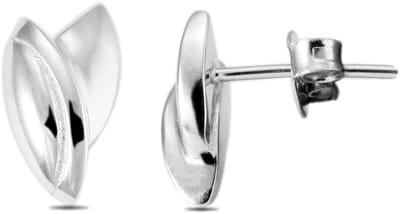 AKZENT Akzent damesoorbel "Sine" van 925 Sterlingzilver, gerhodineerd, duurzaam