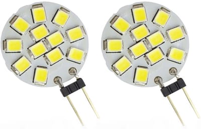 Spectrum LED Insteeklampje G4 1.2W - 12V - 160 Lumen - 6000K Koud wit - Helder daglicht - Energiezuinig - 2 stuks