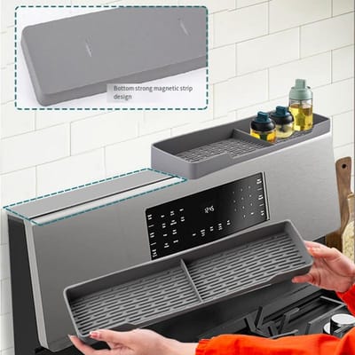 Plank voor Kookplaat Plank voor Achterkant Kookplaat Voor Boven Kookplaat Keuken Boven Oven Plank grijze kleur