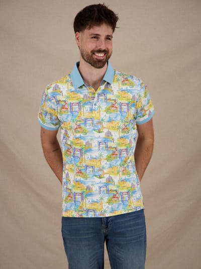 A Fish Named Fred Polo Impression Island Multicolor All Color (33.303 - 073)