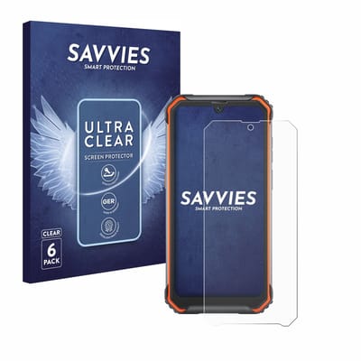 Savvies - Screenprotector voor Blackview BV7200 - Folie Beschermfolie transparant 6 Stuks