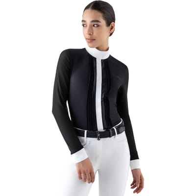 Dames wedstrijdshirt met lange mouwen Equiline Giosted