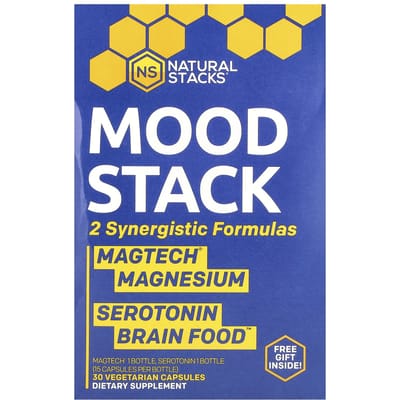 Natural Stacks, Mood Stack, 15 vegetarische capsules