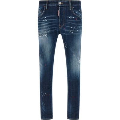 Dsquared² Blauwe Katoenen Jeans Denim