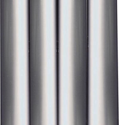 Glansfolie Metallic Zilver - Luxe Cadeaupapier - Inpakpapier - 200 x 70 cm - 5 rollen