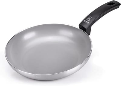 Pan 20 cm Gerecycled Aluminium met Natuurlijke FineGres Coating - Geschikt voor Inductie
