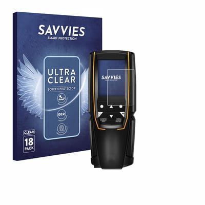 Savvies - Screenprotector voor Testo 310 (2. Gen.) - Folie Beschermfolie transparant 18 Stuks