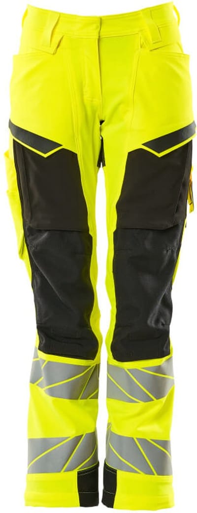 Mascot Accelerate Safe Broek met kniezakken 19078-511 - Hi-Vis geel/zwart - C34 - 76