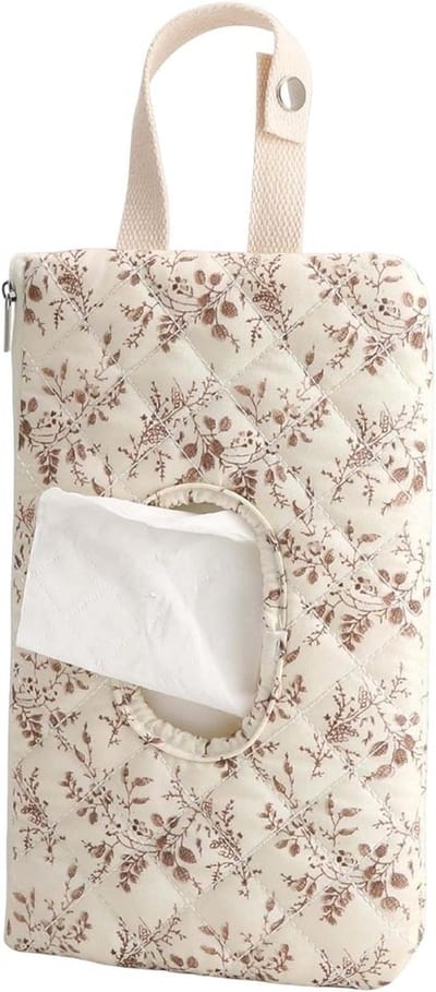 Reisetui Natte Doekjes - Dispenser Tas Navulbaar - Baby Verzorging Onderweg - Waterdicht Oxford Materiaal - 20 x 10 cm