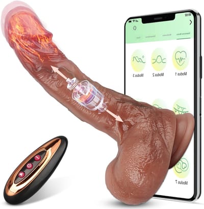 Stotende Dildo – Prostaat Stimulator - Neukmachine voor Mannen Met 9 Stuwende en Vibrerende modussen - Dildo Mannen Anaal Vibrerende - Bewegende Dildo - Sexmachine Dildo - Prostaat Vibrator Mannen Stotend - Dildo Anaal Groot – 100% Waterdicht