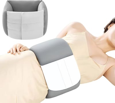 Lendensteun Kussen – Rugpijn Ondersteuning voor Bed, Scoliose Kussen voor Zijslapers, Herstel na Rugoperatie, Ergonomisch Kussen, Orthopedisch Rugkussen