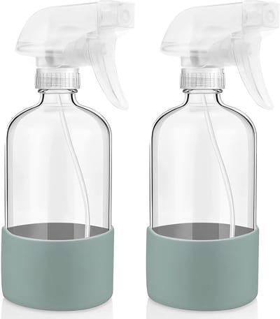 2 Stuks 500ml Glazen Sprayflessen met Verstelbare Spuitmond, Perfect voor Planten, Tuin en Kappers