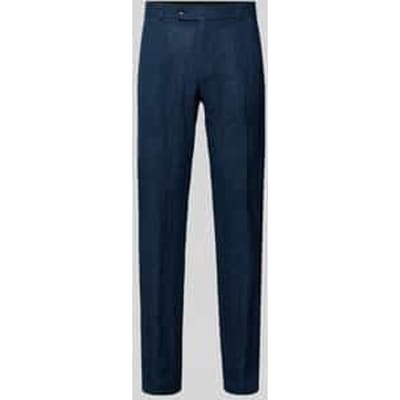 Linnen broek met Franse steekzakken model 'Tomte'