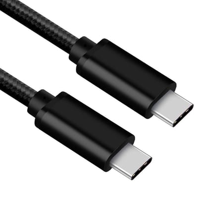 USB C kabel | Laadsnelheid 5V / 3A / 60 watt | USB 3.2 gen 1 | 5 Gb/s | Type C naar C | Male to male | Zwart | 1.5 meter | Allteq