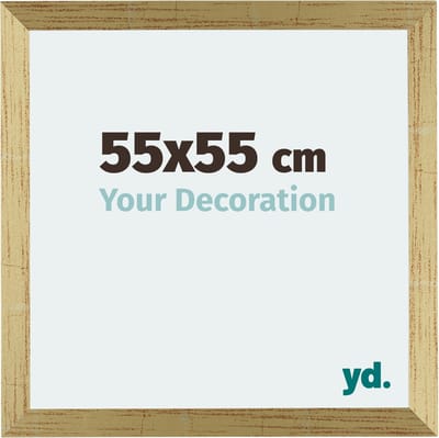 Your Decoration - Fotolijst 55x55 cm - MDF - Goud Glans - Mura