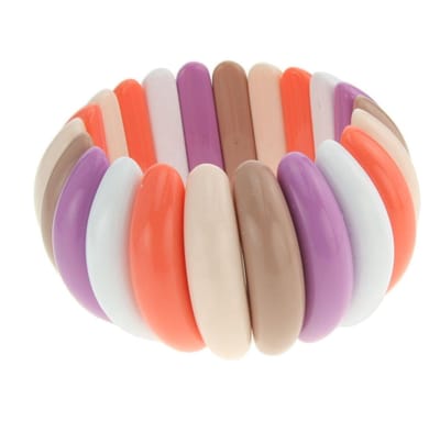 Behave - Rekarmband Fleur - pastelkleurige retrostijl voor elke dag
