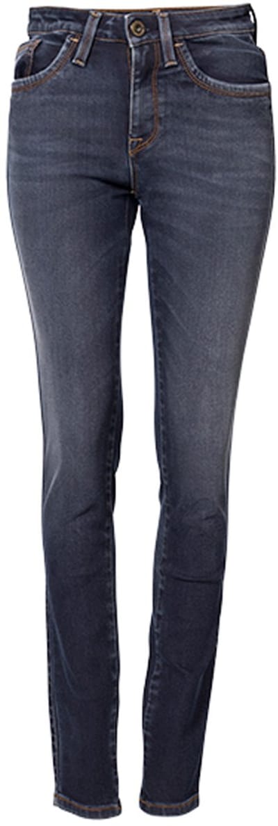 ROKKER RT Mid Waist Slim Blauw - Broek