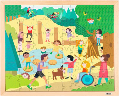 Samen bewegen - in het bos - Educo - Educatief speelgoed