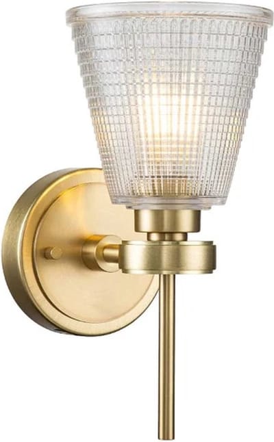 Elstead Lighting LED Badkamerarmatuur Gunnislake | 3W 3000K 300Lm 830 | IP44 | Brushed Brass