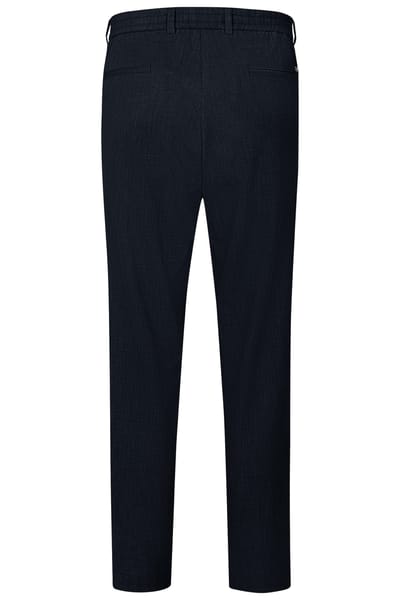 Bugatti Herren Geplooide broek met stretchfunctie