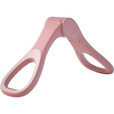Bekkenbodemspieren Aanspanner Heupen Borst en Benen Trainer Armen Binnenkant Dijen Mooie Billen Clip Home Gym Fitnessapparatuur roze