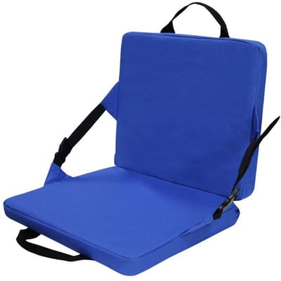 Opvouwbare stoelen voor buiten, vierkante stoelkussens, stadionkussens met rugleuningen. 0 rood