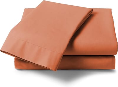 Heckettlane - Laken - Katoensatijn - 160 x 290 cm - Oranje