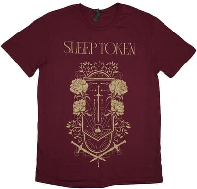 Sleep Token - Damocles Heren T-shirt - S - Rood