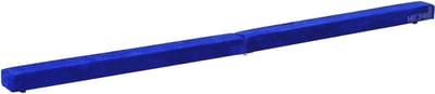 YOR® Turnbalk voor Thuis - Evenwichtsbalk Met Schuimstoflaag - Balanstrainer - Balans Speelgoed – Opvouwbare Turn Balk – Blauw- 210 cm x 10cm x 7cm