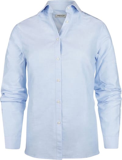 Steppin' Out Blouse Bibi Oxford Lichtblauw - Maat S - Heren