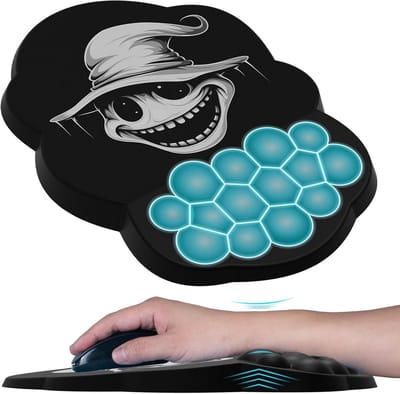 Ergonomische Muismat met Polssteun - Zacht en Comfortabel voor Lange Werkdagen