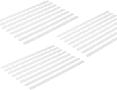 EXCITAT Antislipstrips - Antislipstickers - Veiligheidsstickers voor douchetrappen - Antislipstickers voor badkuipen - voor douche, badkuip, traptreden, vloeren - 2 x 38 cm - 24 vellen