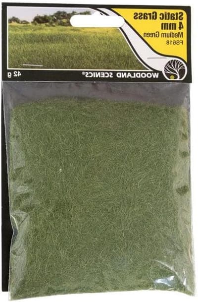 Statisch Gras - Model Gras - Landschap Maken - 4 mm Lengte - 1 Tas - Medium Groen