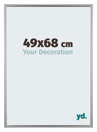 Your Decoration - Fotolijst 49x68 cm - Kunststof - Zilver - Bordeaux