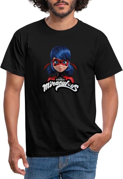 Miraculous Ladybug Met Logo T-Shirt Heren