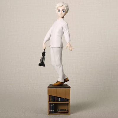 The Promised Neverland Norman Emma Ray 1/8 Schaal Staand Anime Actiefiguur Collectie Verzamelaar Verpakte Standbeeld Met Boekenplank Basis