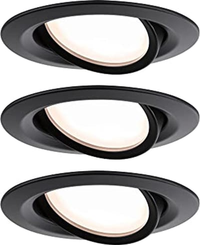 Inbouwlamp LED Rond 84mm met Dimbare Coin Basisset en 3x6W 2700K