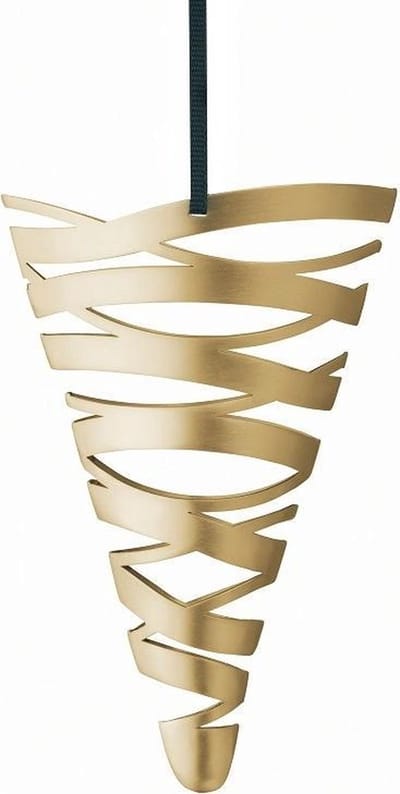Stelton Tangle Ornament / Hanger Kegel - messing
