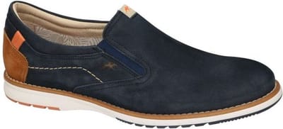Fluchos -Heren - blauw donker - mocassins - maat 41