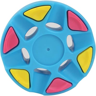 Straathockey Puck - Oefenpuck Hockeybal - Off-Ice Training - Duurzaam Glad Glijdesign - 76 mm Diameter - Blauw