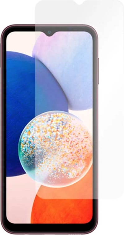 2x ANTI GLARE Screenprotector Bescherm-Folie geschikt voor Samsung Galaxy A14 - 4G / 5G