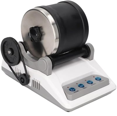 DIY Rock Tumbler Kit voor het Polijsten van Edelstenen - Elektrische Steentrommel met Grof Gem, 100-240V, Geschikt voor Volwassenen, Perfect voor Hobbyisten en Ambachtslieden
