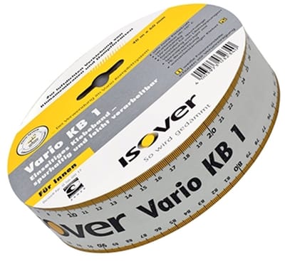 Isover Vario KB1 - Enkelzijdige Paroislatie Tape - 60mm x 40m - Hoge Kleefkracht