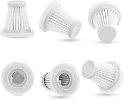 6 stuks wasbare HEPA-filters - Vervangingsfilter voor draadloze mini-handstofzuiger van Micisty - Antifnuo-Feolaviy handstofzuigers