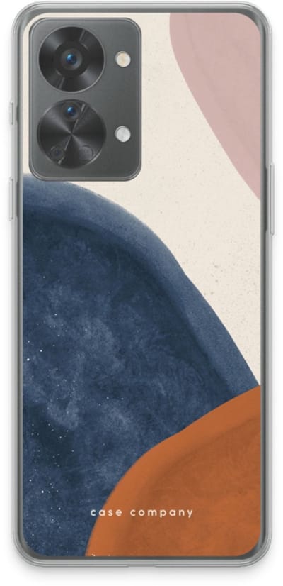 Case Company® - Hoesje geschikt voor OnePlus Nord 2T hoesje - Geo #1 - Soft Cover Telefoonhoesje - Bescherming aan alle Kanten en Schermrand