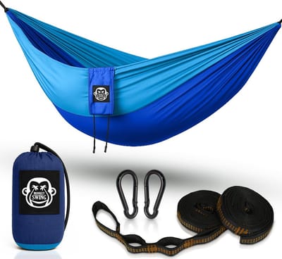 Ultralichte Reishangmat XXL (275x140 cm) voor Camping, Trekking en Tuin