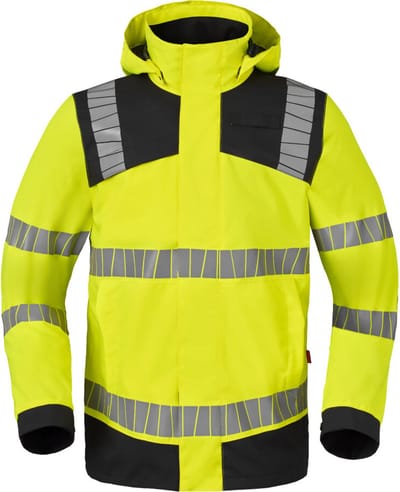 HAVEP Rainshell High Vis 50419 - Fluo Geel/Charcoal - M