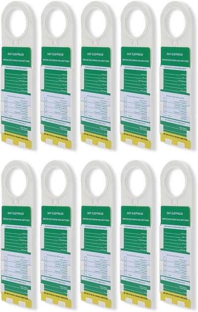 Steiger Tag - Status Houder - Veiligheid Aangeven - Waterproof ABS Plastic - 10 Stuks - Default