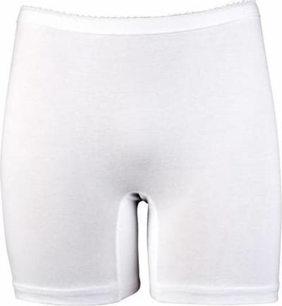 Comfort XL dames boxershort - Grote maten onderbroeken - Boxershort lange pijpjes - 50 - Wit